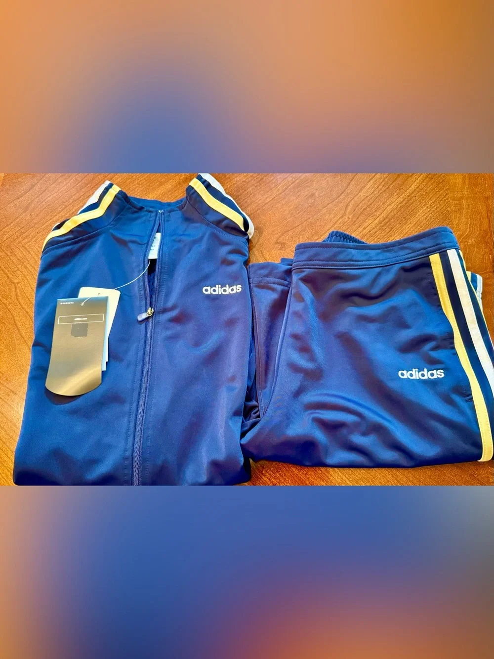 adidas Tracksuit in Navy Woman’s size Medium **New With Tags**